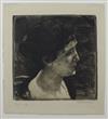 ALBERT BESNARD Group of 6 etchings.